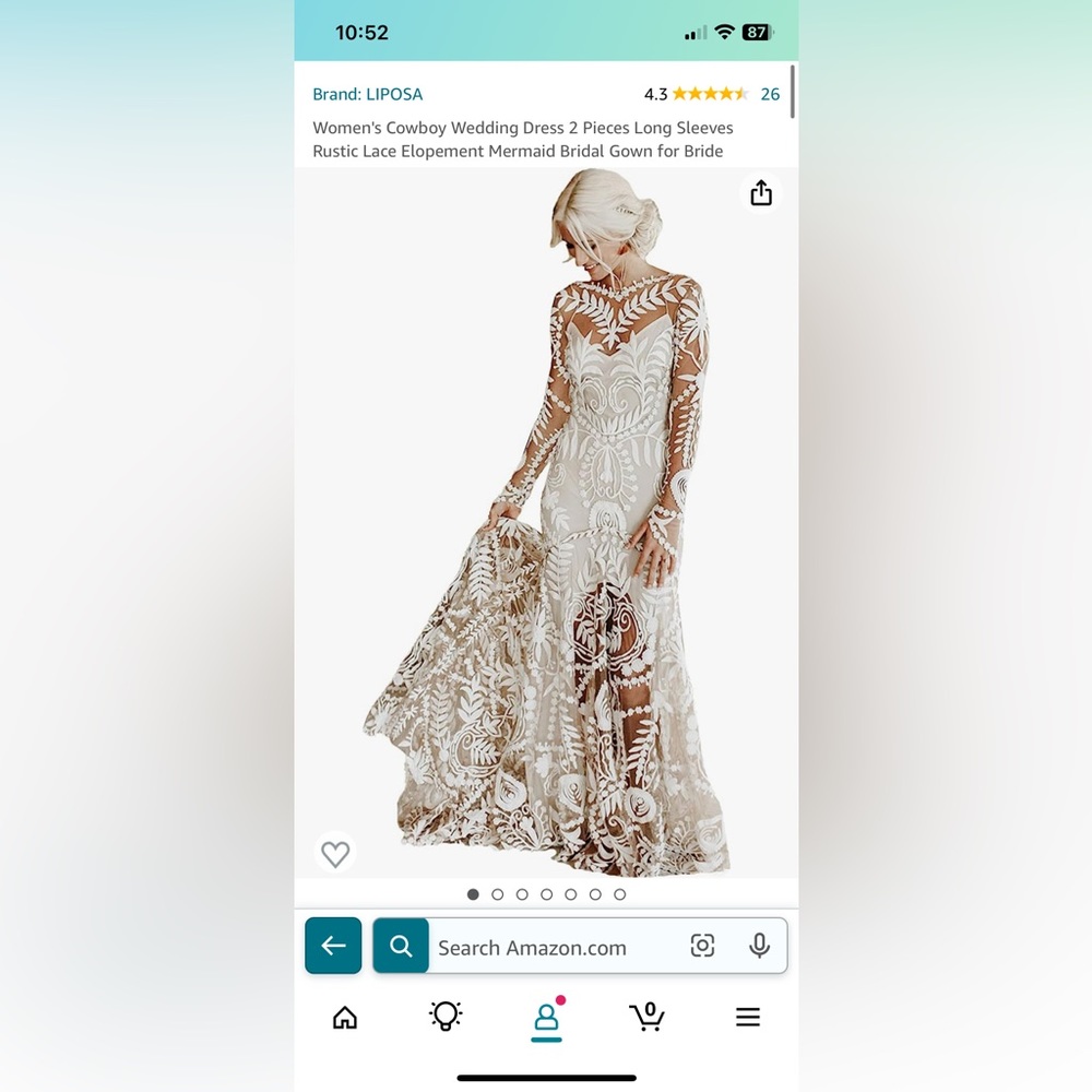 Rustic Wedding Dress